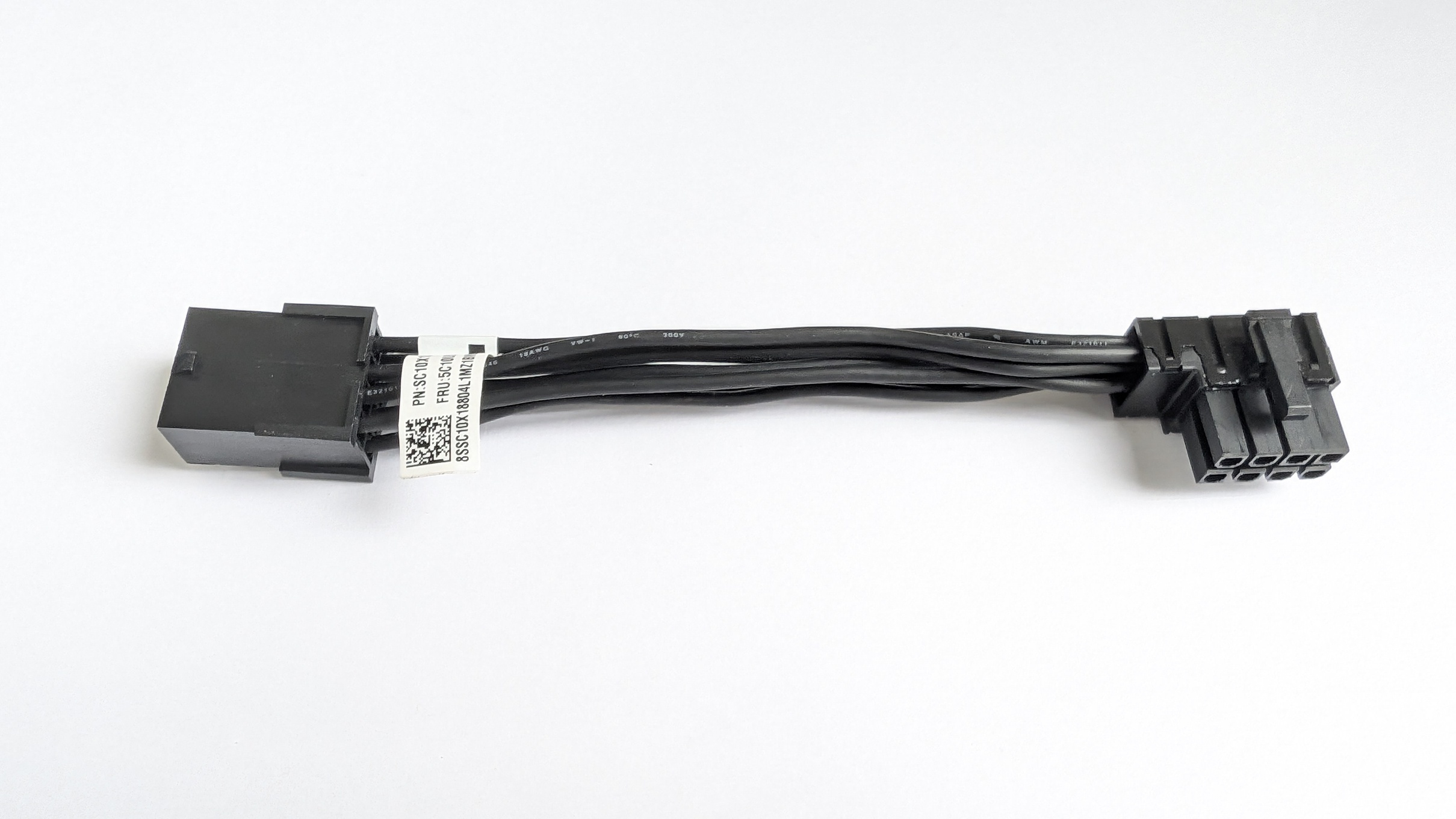 Lenovo 5C10U58441 P330 P350 P360 8 pin M to 8 pin F 90 degree GPU Adapter Cable - Click Image to Close